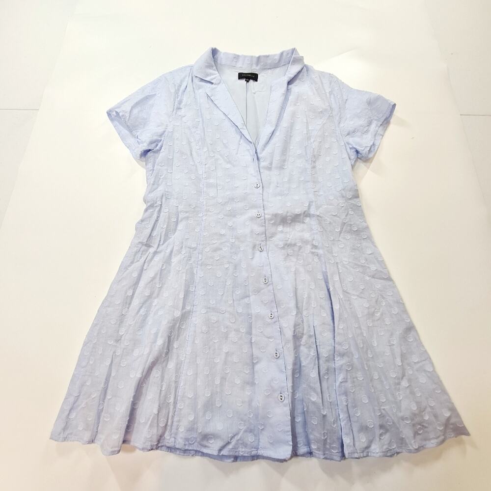 MAJORELLE Tumbleweed Dress in Baby Blue Large - Picture 2 of 9